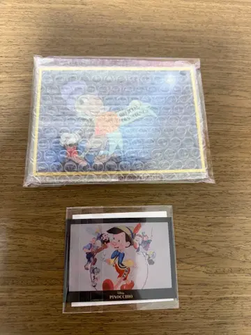 세가 럭키 쿠지 영화 [피노키오] 85주년 아크릴 색지 카드 세트