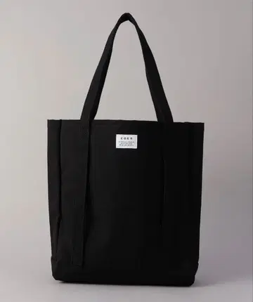 [ coen ] 캔버스 PVC 토트백 블랙