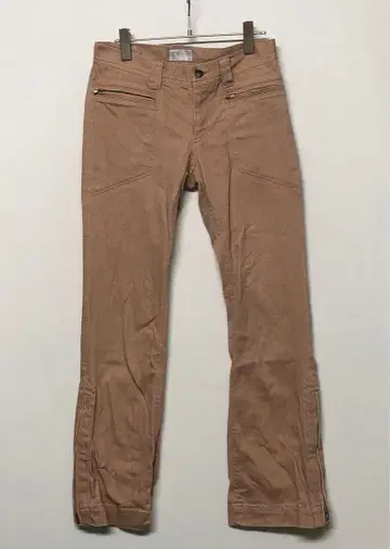 EV 밑단 지퍼 캐주얼 데님 팬츠