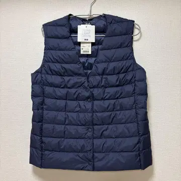 UNIQLO 울트라 라이트 다운 베스트 M 네이비 미사용 새상품
