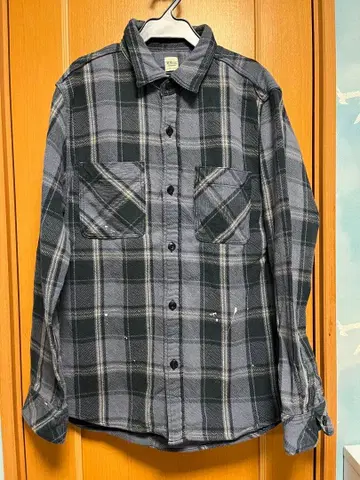 론 헤르만 Ron Herman 플란넬 셔츠 빈티지 가공