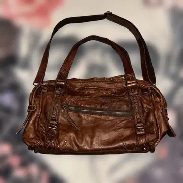 Greed 2way leather shoulder bag