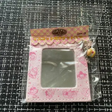 [ 헤이세이 레트로 ] san-x 냥냥냥코 마스코트 부착 거울