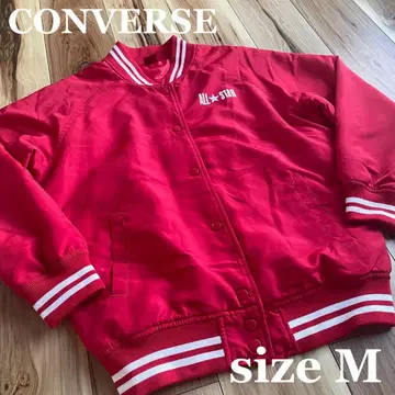 CONVERSE 여성용 스타디움 점퍼 바시티 자켓