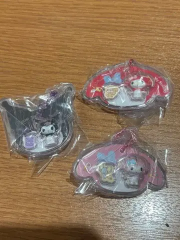 산리오 캐릭터즈 패키지 참 & 초코 보로 3개