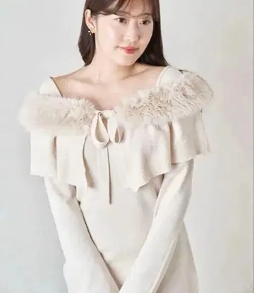 Herlipto Ritz Faux Fur Mini Dress