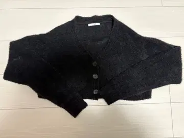 SLY 블랙 가디건 슬리브리스 2종 세트