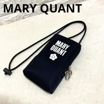 MARY QUANT/숄더 퍼스/스마트폰 숄더/파우치/블랙