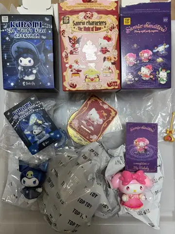 TOPTOY x 산리오 브랜드 피규어 3종 세트