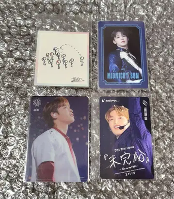 JO1 요나시로 쇼 클리어 트레이딩 카드 스티커 KIZUNA 미완성