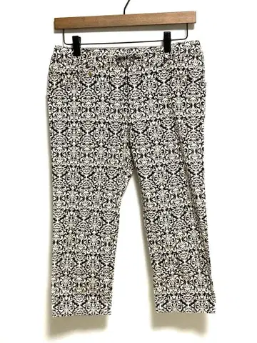 [ PINX MOUSSEUX ] 장식적인 패턴 크롭 팬츠 38