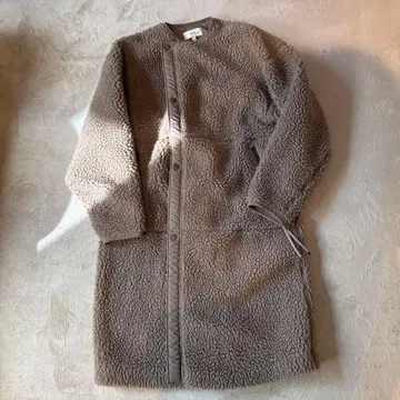 HYKE 보아 롱 코트 사이즈 1 그레이지