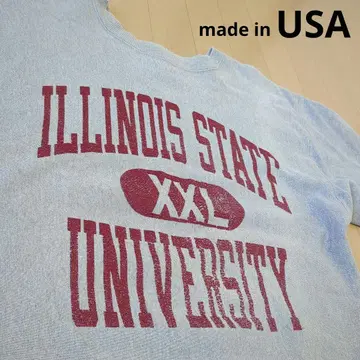 [ 90s 자수 택 ] 3단 러버 프린트 캡슐 포함 리버스 위브 칼리지