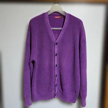 HIDEANDSEEK Garment Dye RibKnit Cardigan