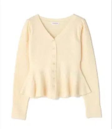 내추럴 뷰티 링크 페플럼 가디건 24AW