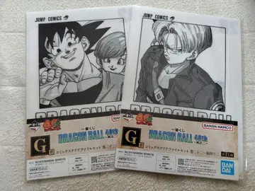 드래곤볼 A4 클리어 파일 2장 세트 제일복권 G상