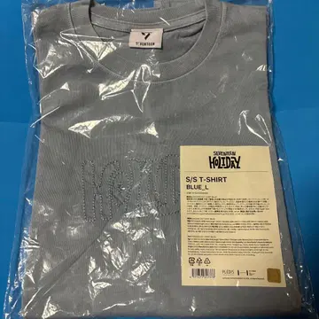 새상품 SEVENTEEN 홀리데이 HOLIDAY L 블루 T셔츠