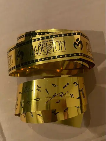 Mrs. GREEN APPLE 바벨탑 금 테이프 2종류 노컷