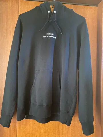 DENHAM 블랙 후디