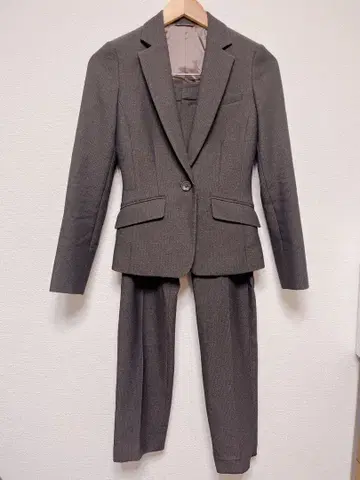 PSFA 브라운 취업 정장 비즈니스 정장 상하의 세트 여성용