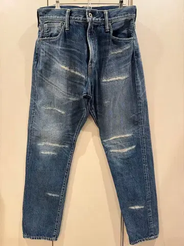 [ 새상품급 ] SEQUEL Damage Denim Pants 사이즈 M