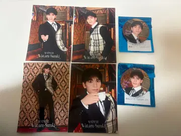 MATSURI 스즈키 와타루 런치&디너쇼 브로마이드 캔뱃지 세트