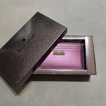 케이트 스페이드 뉴욕 켄지 라지 슬림 핑크 카드 케이스