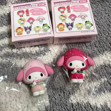 Sanrio* 마이멜로디 2개 세트 시크릿 마그넷 (후르츠 디자인)