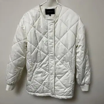 INDIVI 퀼팅 자켓 사이즈 38 화이트