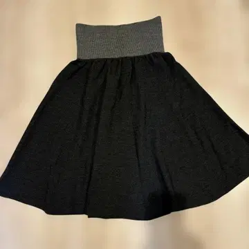 SONIA RYKIEL 무릎 기장 플레어 스커트 그레이