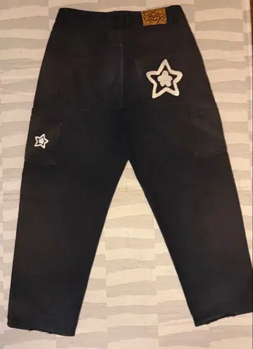 스타 팀 데님 32 네이비