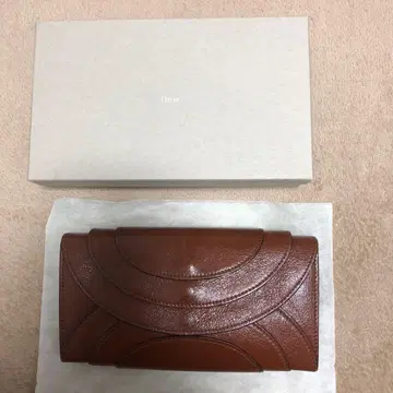 irose 브라운 가죽 장지갑 이로세