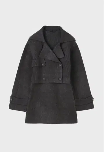 THETOE 빅토리아 니트 세트 그레이 S