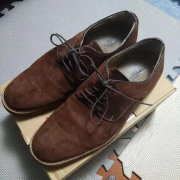 Hush Puppies 브라운 스웨이드 신발 허시파피