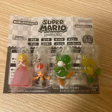 슈퍼 마리오 메지루시 액세서리 2 피치 키노피오 요시 노코노코