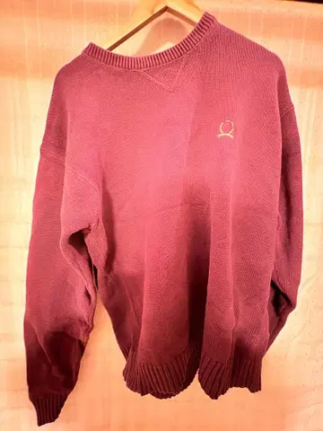 TOMMY HILFIGER 니트 와인 레드 XL