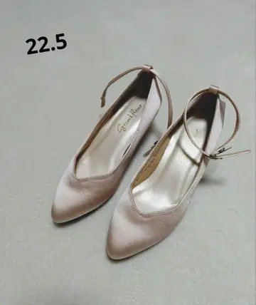 여성용 펌프스 22.5 스트랩 포멀 결혼식 세레모니
