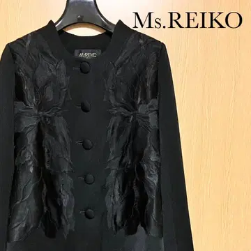 미즈레이코 자켓 시어 블랙