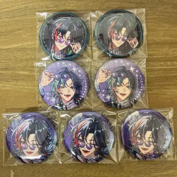 니지산지 IMPACT 카이세이 캔뱃지 7개