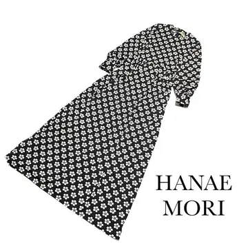 하나에모리 롱 원피스 맥시 길이 꽃무늬 올 패턴 모리 하나에 9 M