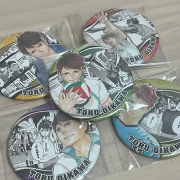 하이큐!! 오이카와 토오루 캔뱃지 5개 세트