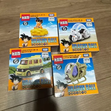 드래곤볼 미니카 4개 세트
