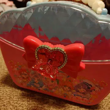 프리큐어 플라스틱 가방 하트형 리본