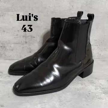 [ Lui's ] 힐 사이드 고어 부츠 광택감 있음 43