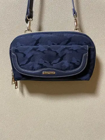 카모 패턴 네이비 숄더백