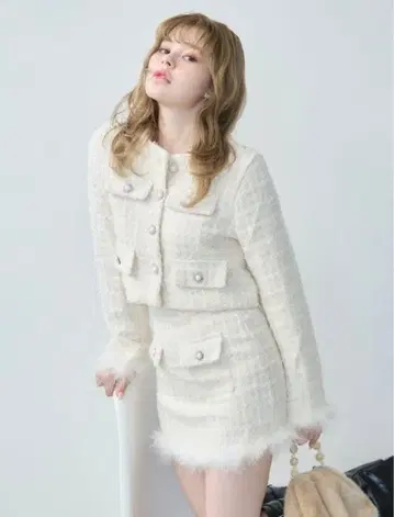 TITTY&CO. 퍼 트위드 셋업