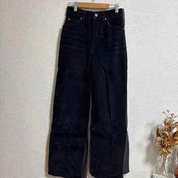 SLY J/W DOCKING SW STRAIGHT PANTS 블랙