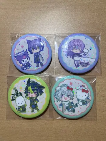 니지산지 Dytica x 산리오 캐릭터즈 키라키라 캔뱃지