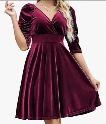 새상품 보르도 드레스 3XL 사이즈 미니 원피스 벨로아 빨간색 레드 파티