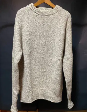 L.L.Bean 베이지 계열 크루넥 스웨터 L 사이즈